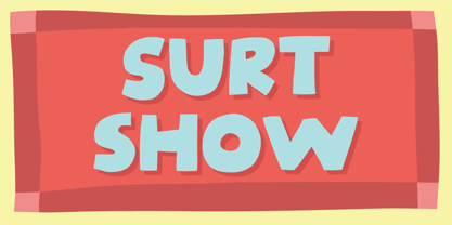 Surt Show Font Poster 1