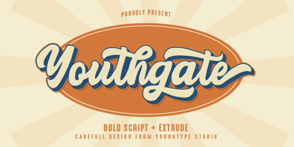 Youthgate Font Poster 1