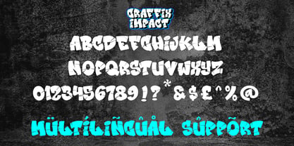 Graffix Impact Font Poster 2