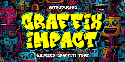 Graffix Impact Fuente Póster 1