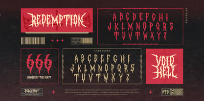 Purgatory Font Poster 7