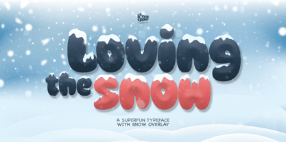 Loving Snow Font Poster 1