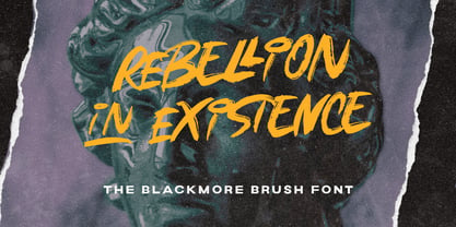 The Blackmore Font Poster 4