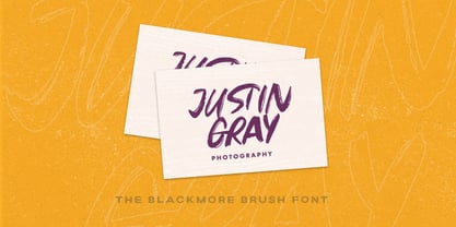 The Blackmore Font Poster 7