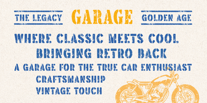 Brother Garage Font Poster 8