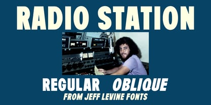 Radio Station JNL Font Poster 1