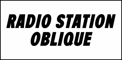 Radio Station JNL Font Poster 4