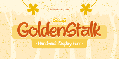 Golden Stalk Font Poster 1