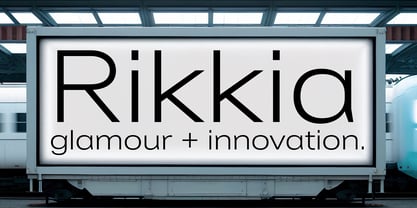 Rikkia Font Poster 1