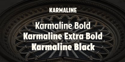Karmaline Font Poster 6