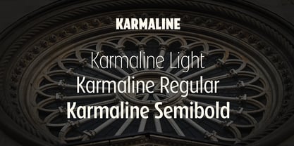 Karmaline Font Poster 5