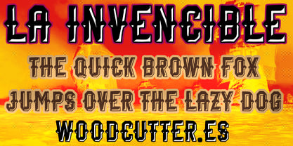 La Invencible Font Poster 2