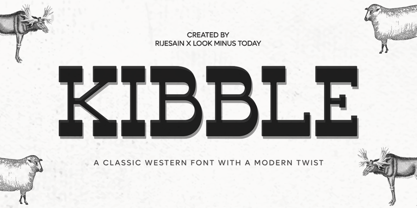 Kibble Font Poster 1