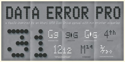 Data Error AOE Pro Font Poster 1