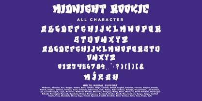 Midnight Rookie Font Poster 7