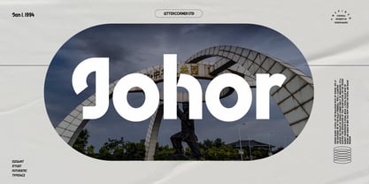 Johor Font Poster 1