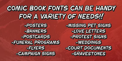 ADs Comics For All Font Poster 4