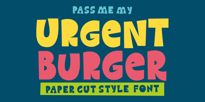 Urgent Burger Fuente Póster 1