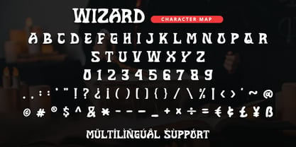 Wizard School Font Poster 10