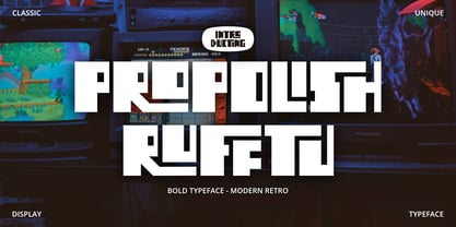 Propolish Rufftu Font Poster 1