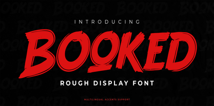 Booked Font Poster 1