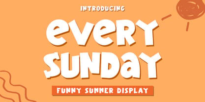 Every Sunday Font Poster 1
