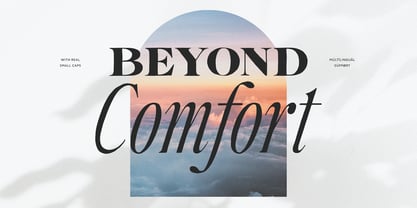Beyond Comfort Font Poster 1