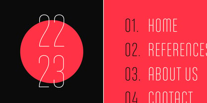 Ando Round Font Poster 9