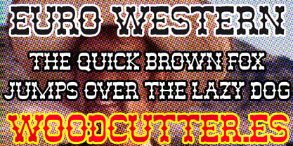 Euro Western Font Poster 2