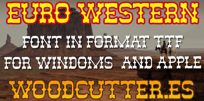 Euro Western Font Poster 5