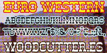 Euro Western Font Poster 3