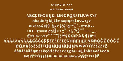 Mix Sonic Font Poster 2