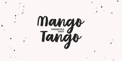 Mango Tango Font Poster 1