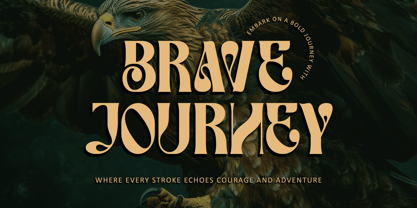 Brave Journey Font Poster 1