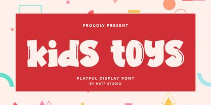 Kids Toys Font Poster 1
