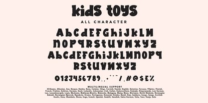 Kids Toys Font Poster 7