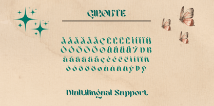 Gironte Font Poster 10