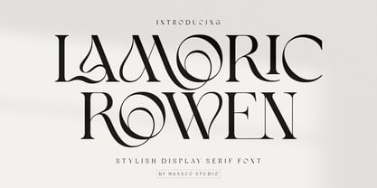 Lamoric Rowen Font Poster 1