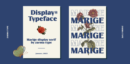 Marige Font Poster 7