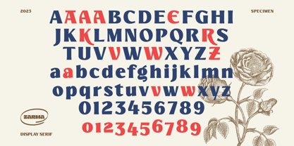 Marige Font Poster 11