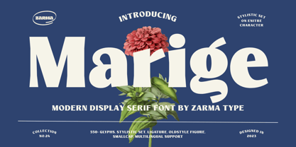 Marige Font Poster 1