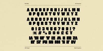 Boltire Font Poster 9