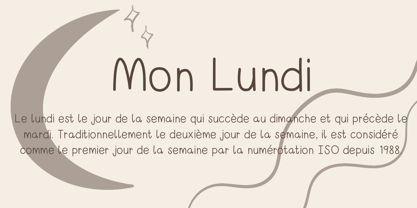 Monlundi Font Poster 1