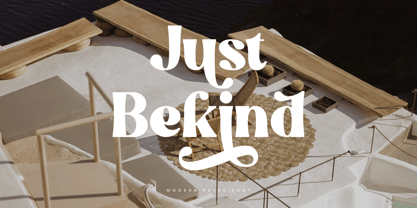 Just Bekind Font Poster 1