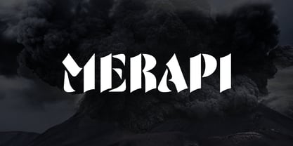 Merapi Font Poster 1