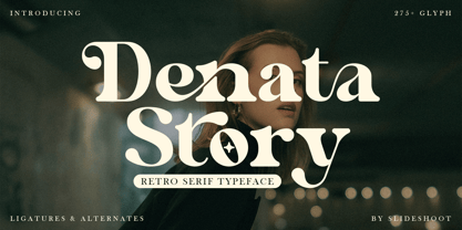 Denata Story Font Poster 1