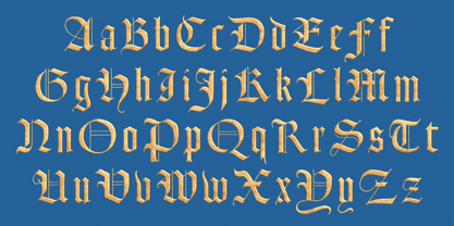Goudy Text CT Font Poster 2