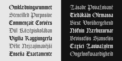 Goudy Text CT Font Poster 9