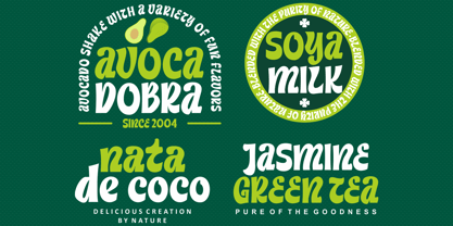Green Peas Font Poster 4