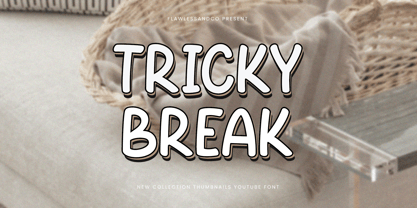 Tricky Break Font Poster 1